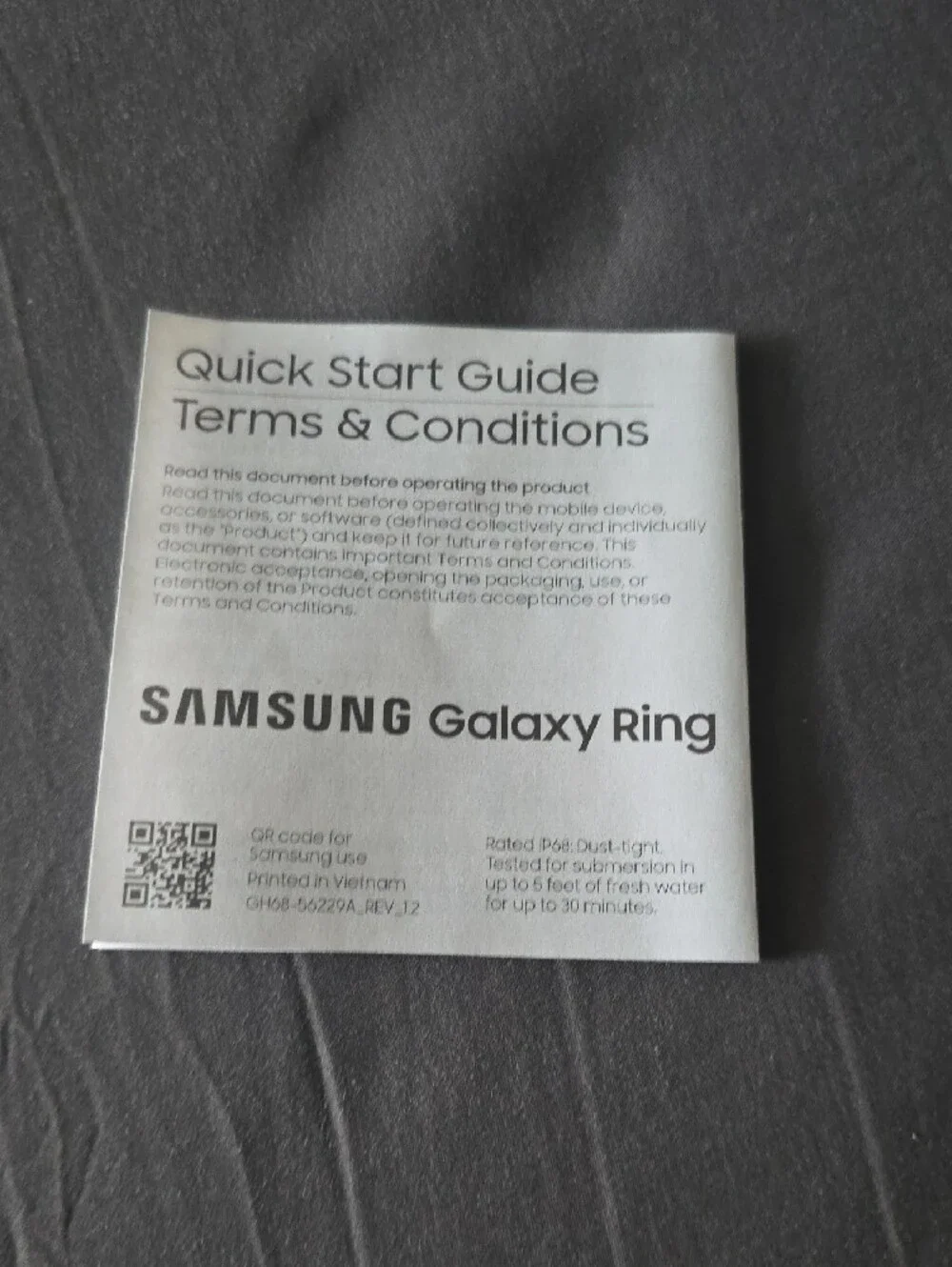 Samsung Ring - Size 11
